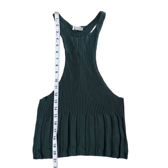 Intimately Free People Teal Knit Cropped Top MEDIUM NWOT - Picture 11 of 11